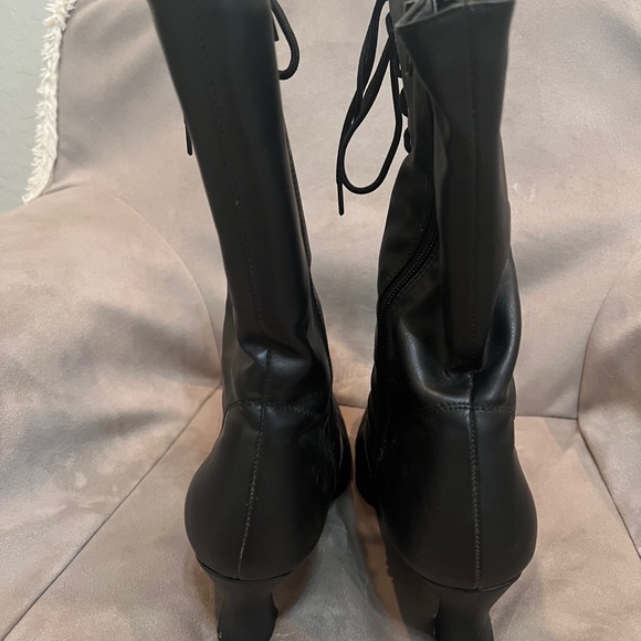Funtasma Black Lace-Up Women's Boots Witchy/Victorian 10M - Picture 5 of 7